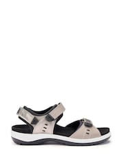 Hotter Grey Walk II Touch-Fastening Active Sandals - Image 1 of 4