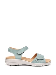 Hotter Green Standard Fit Leah II Touch-Fastening Casual Sandals - Image 1 of 4