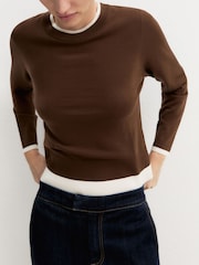 Emme Marella Brown Emmprugna Jumper - Image 2 of 6