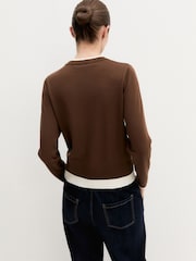 Emme Marella Brown Emmprugna Jumper - Image 5 of 6
