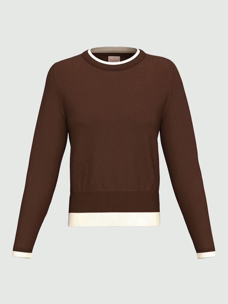 Emme Marella Brown Emmprugna Jumper - Image 6 of 6 Emme Marella Brown Emmprugna Jumper - Image 6 of 6