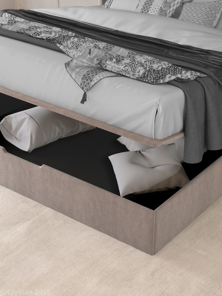 Kaydian Taupe Hartley Ottoman Bed - Image 6 of 6
