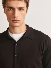 John Smedley Macloud merino vilnos polo marškinėliai - 5 paveikslėlis iš 6