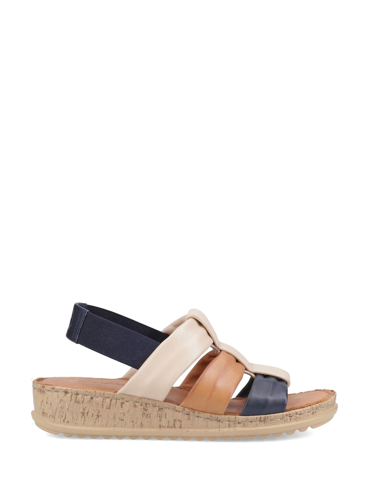Hush Puppies Blue Eden Gladiator Sandals - Image 1 of 5