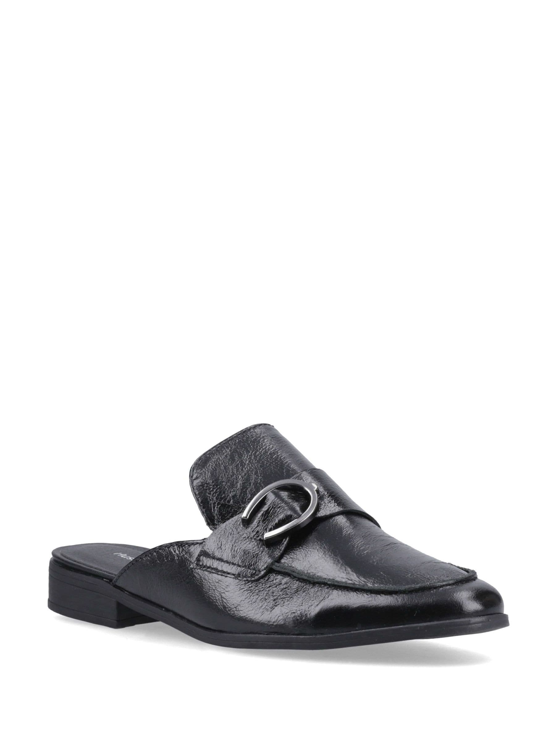 Hush Puppies Women's Black Calla Leather Mules Uk Size 4 - Image 2