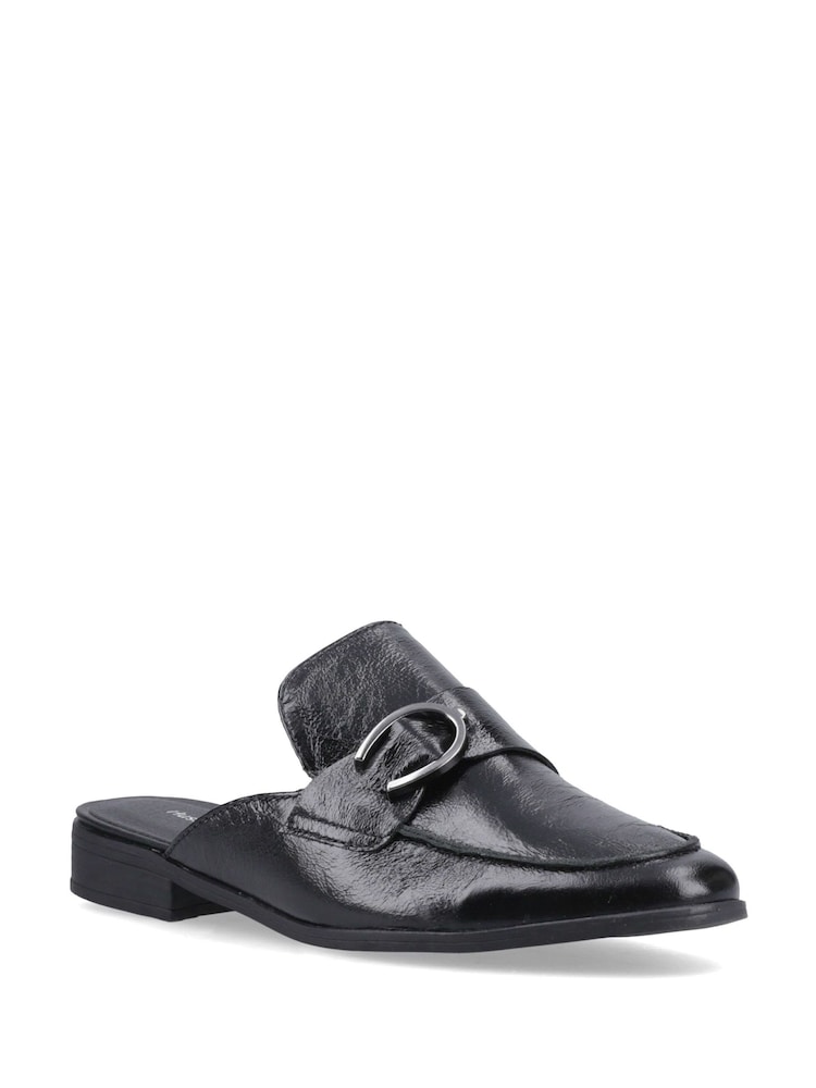 Hush Puppies Black Calla Mule Slippers - Image 1 of 5