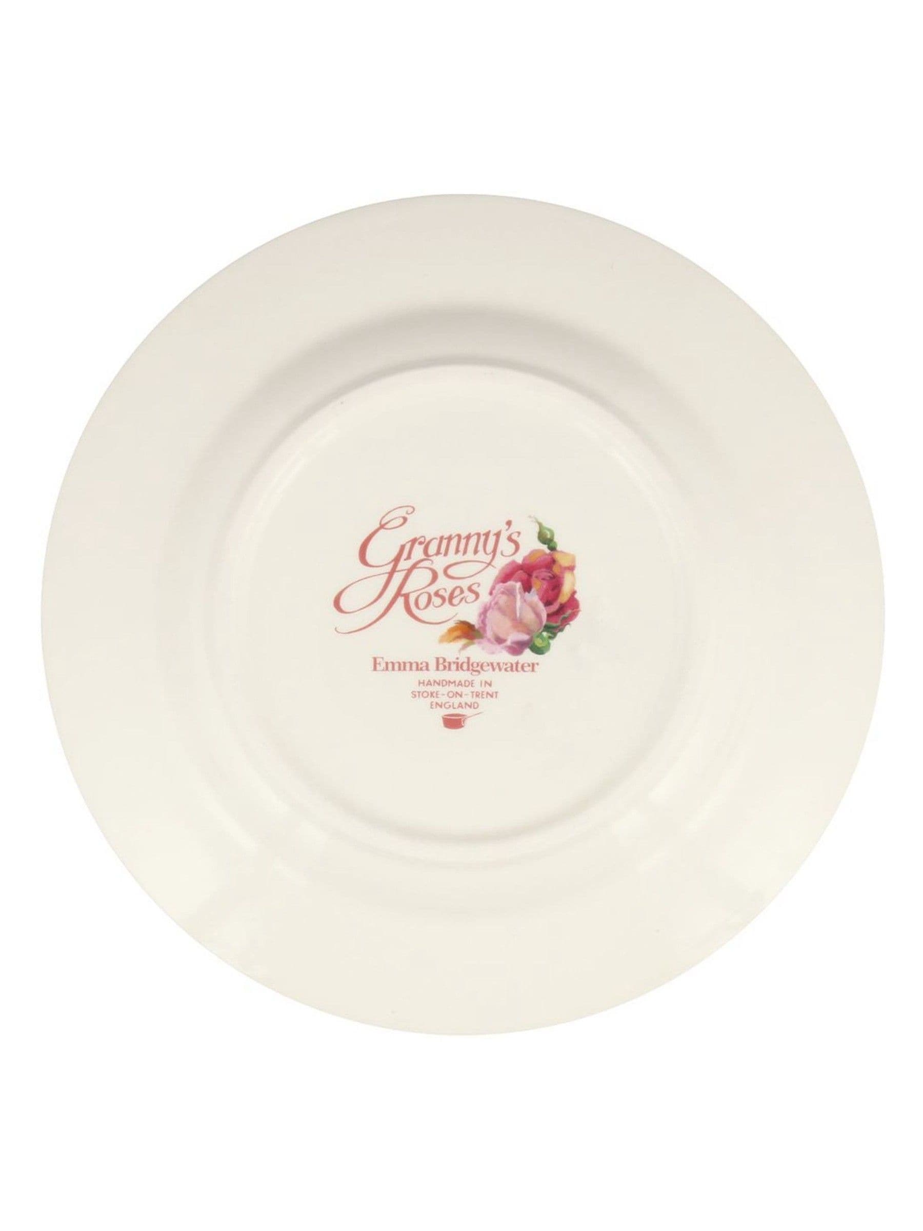 Buy Emma Bridgewater Cream Granny's Roses Medium Dinner Plate 8.5