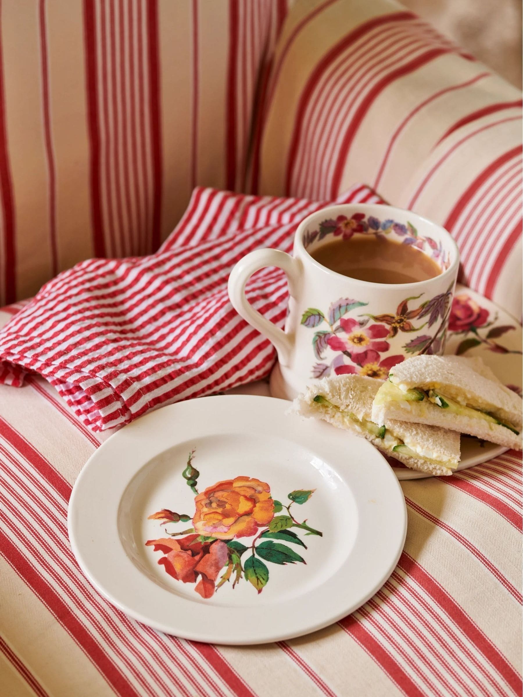 Buy Emma Bridgewater Cream Granny's Roses Small Side Plate, 6.5