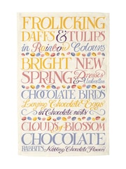 Emma Bridgewater Cream Easter Toast Mini Eggs Tea Towel - Image 2 of 2