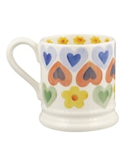 Emma Bridgewater Cream Hearts & Flowers 1/2 Pint Mug - Image 4 of 5
