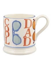Emma Bridgewater Cream Cool Dad 1/2 Pint Mug - Image 1 of 4