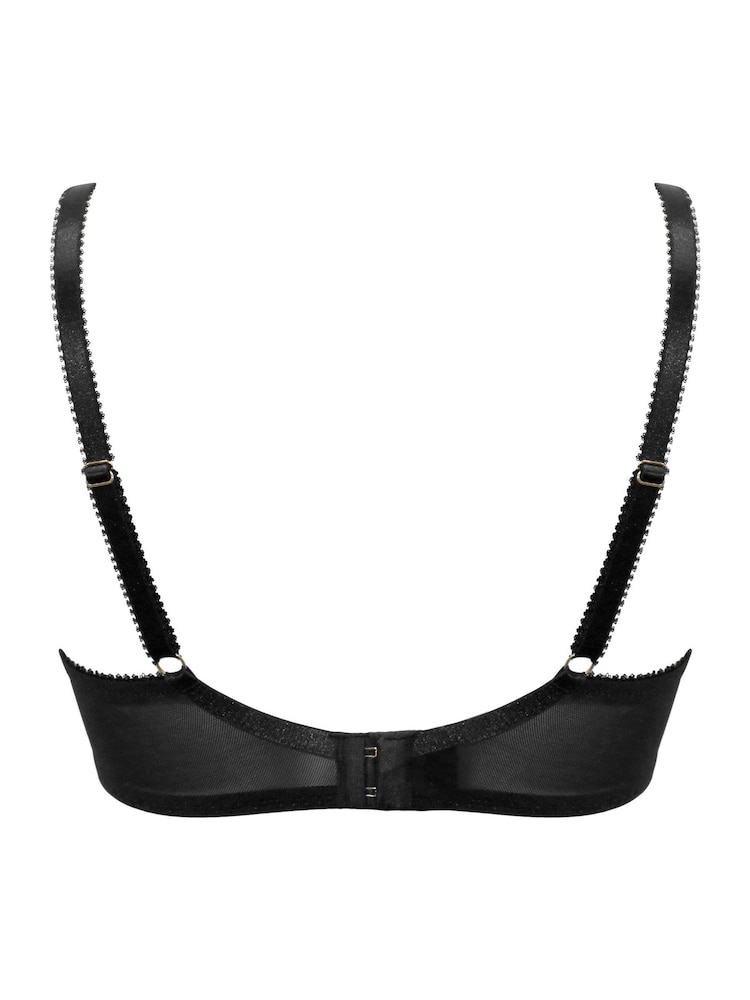 Pour Moi Black Plunge Taylor Lace Bras - Image 4 of 4 Pour Moi Black Plunge Taylor Lace Bras - Image 4 of 4