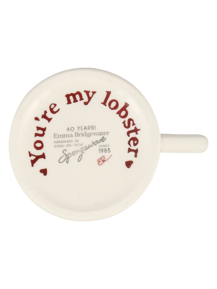 Emma Bridgewater Cream Lobster 1/2 Pint Mug - Image 6 of 6