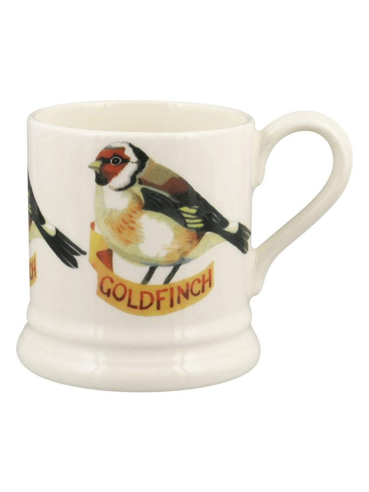 Emma Bridgewater Cream Goldfinch 1/2 Pint Mug - Image 2 of 5 Emma Bridgewater Cream Goldfinch 1/2 Pint Mug - Image 2 of 5