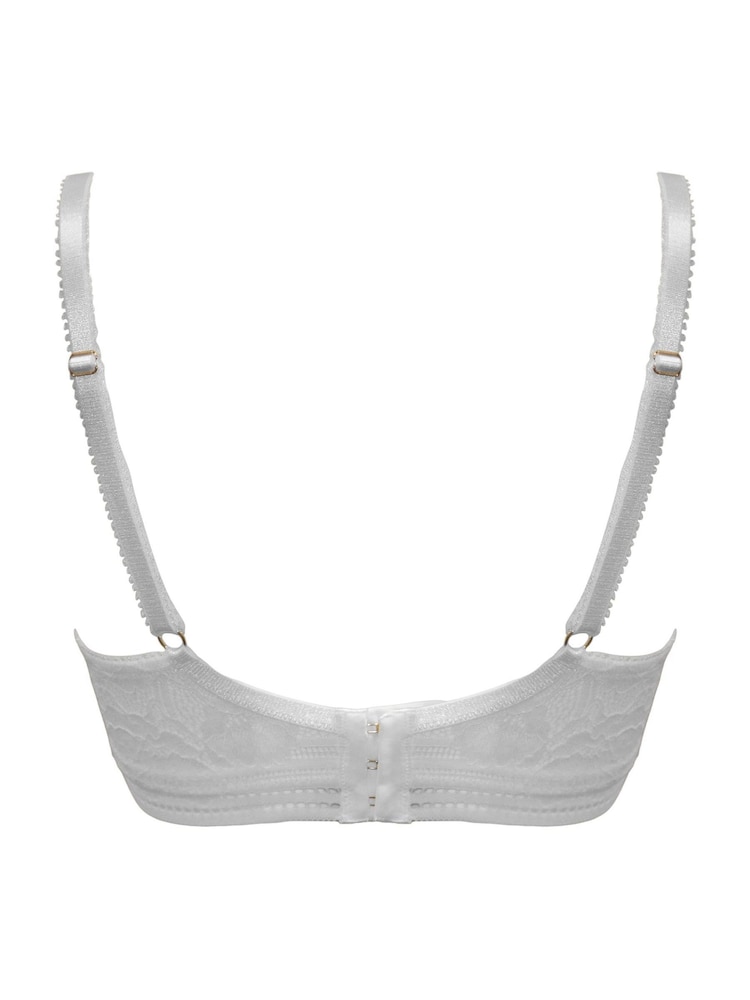 Pour Moi White Push Up Taylor Lace Bras - Image 4 of 4 Pour Moi White Push Up Taylor Lace Bras - Image 4 of 4