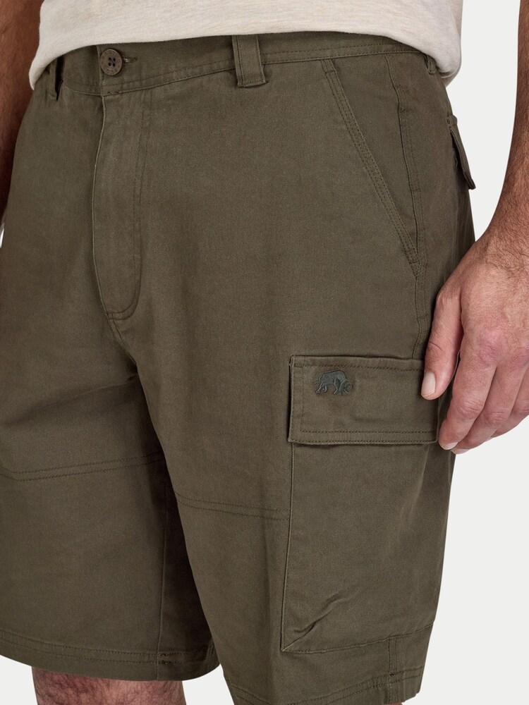 Raging Bull Green Classic Cargo Shorts - Image 4 of 4