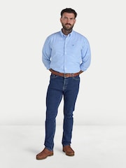 Cămașă clasică cu model pepit Raging Bull Mânecă lungă - Imaginea 3 din 4