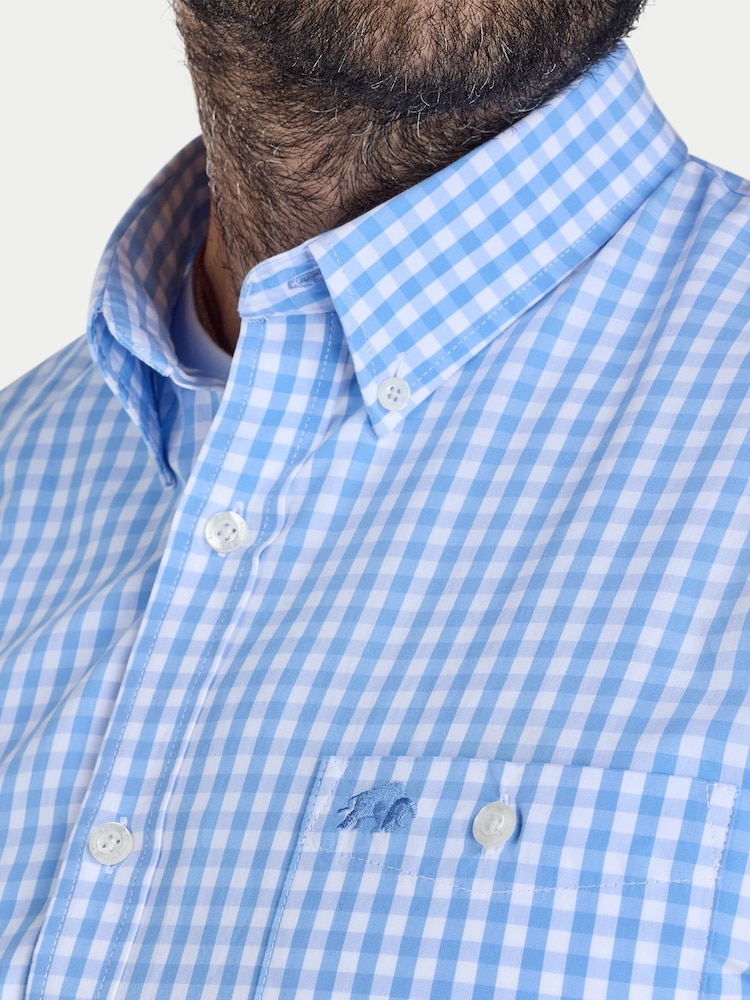 Cămașă clasică cu model pepit Raging Bull Mânecă lungă - Imaginea 4 din 4 Cămașă clasică cu model pepit Raging Bull Mânecă lungă - Imaginea 4 din 4