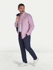 قميص أكسفورد كلاسيكي بكم طويل من Raging Bull - صورة 3 من 4