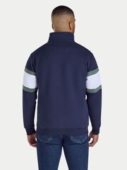 Raging Bull Blue NO 3. Quarter Zip Sweat Top - תמונה 2 מתוך 4