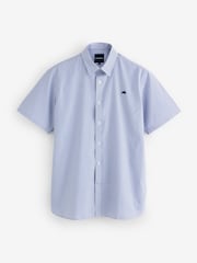 Raging Bull Blue Short Sleeve Cadet Stripe Shirt - Image 1 of 1