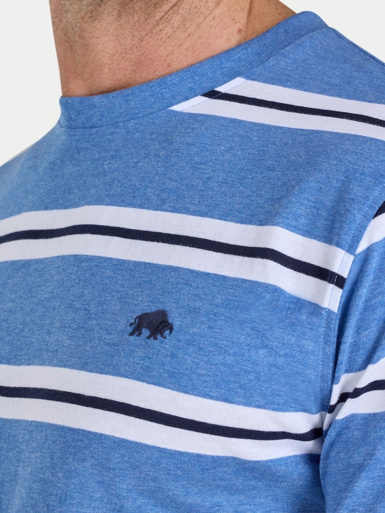 Raging Bull Yarn Dyed Stripe T-Shirt - Image 4 of 4