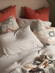 Secret Linen Store Natural Henry Brushed 100% Cotton Fitted Sheet - Image 6 of 6