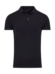 Raging Bull Short Sleeve Knitted Black Polo Shirt - Image 3 of 3