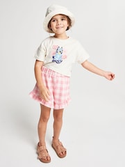 Brand Threads Pink Bluey Top & Short Set - Image 6 of 6