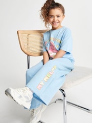 Brand Threads Blue My Melody T-Shirt and Wide Leg Joggers Set - Image 4 of 6