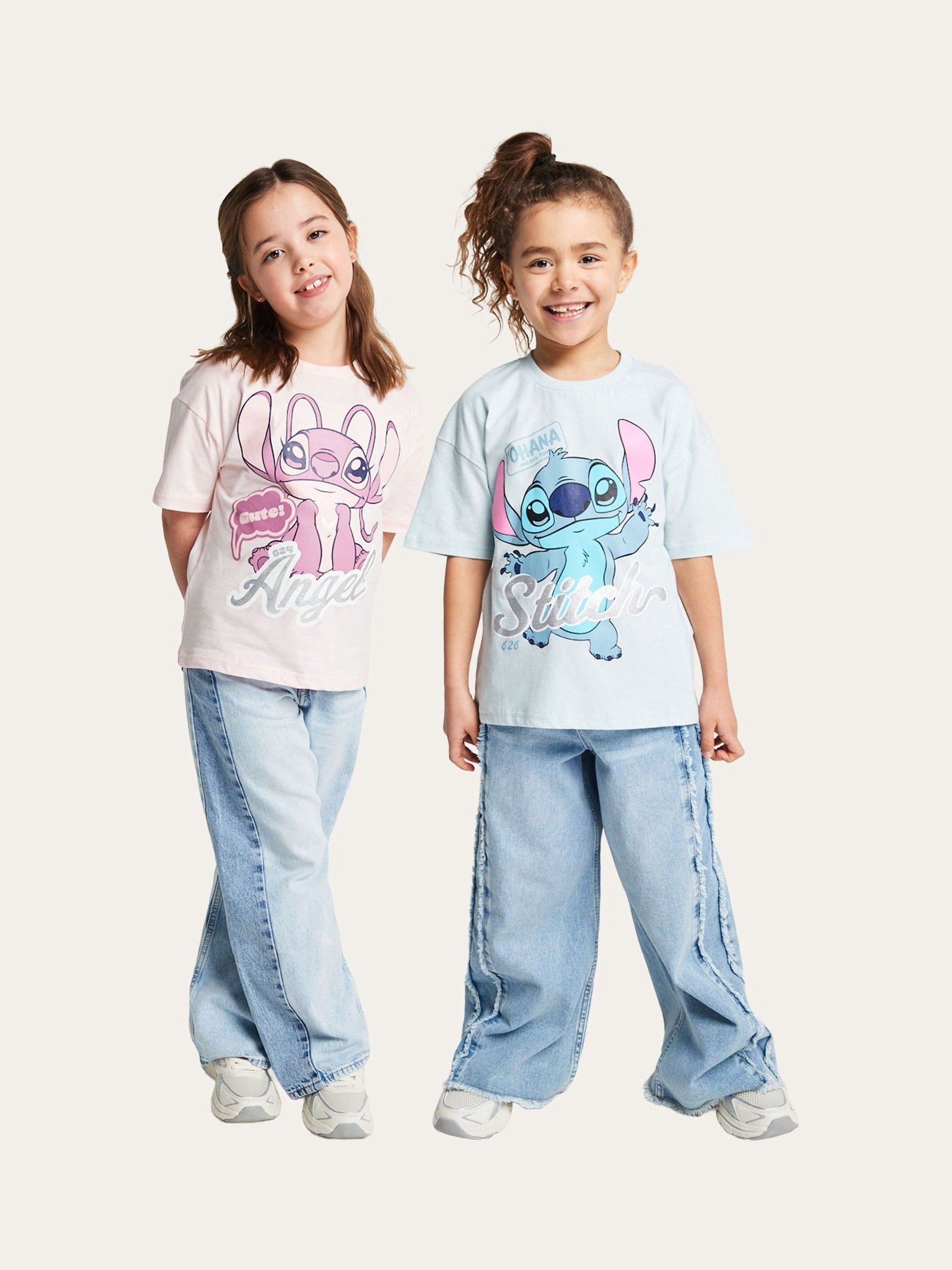 Buy Brand Threads Pink Lilo & Stitch T-Shirts 2 Pack from Next USA
