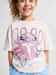 Brand Threads Pink Lilo & Stitch T-Shirts 2 Pack - Image 5 of 7