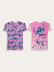 Brand Threads מארז של 2 כותונות לילה עם הדפס של Lilo & Stitch - תמונה 9 מתוך 9