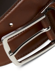 JACK & JONES Brown Leather Belt - Image 3 of 3