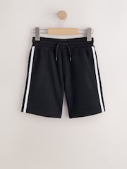 Black/Navy 2 Pack Side Stripe Shorts (3-16yrs) - Image 2 of 6