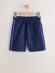 Black/Navy 2 Pack Side Stripe Shorts (3-16yrs) - Image 3 of 6