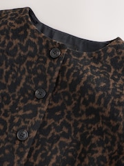 Estampado de leopardo - Chaqueta sin cuello - Imagen 7 de 9
