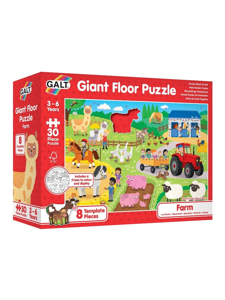 Galt Toys Giant Floor Puzzle: Farm - Image 1 of 3