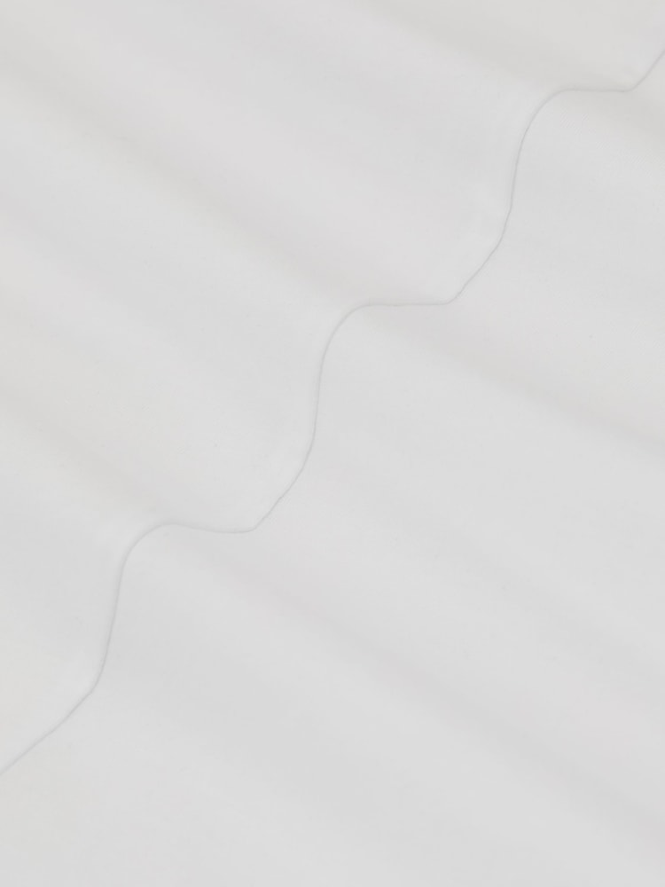 Weiß - Reiss Millie Baumwoll-T-Shirt mit Flügelärmeln - Bild 6 von 6