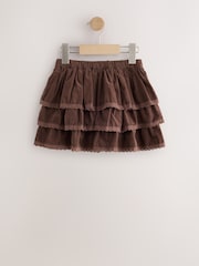 Chocolate Brown Cord Pullon Rara Skirt (3mths-7yrs) - Image 6 of 8
