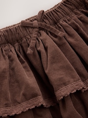 Chocolate Brown Cord Pullon Rara Skirt (3mths-7yrs) - Image 8 of 8