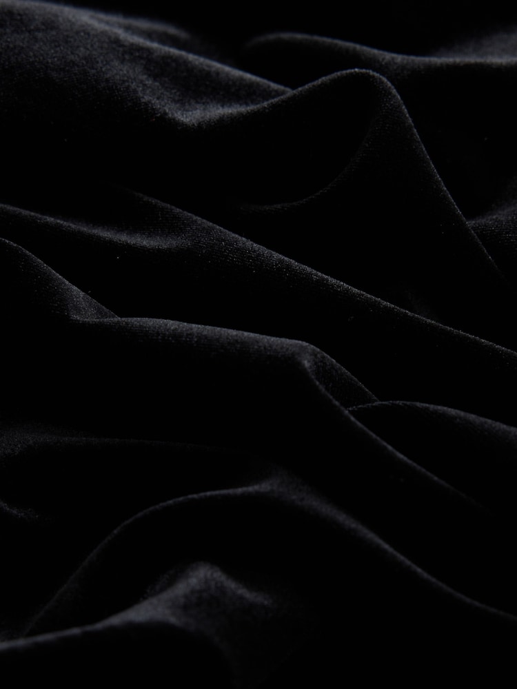 Black Velvet Slim Tailored Trousers - Image 8 of 8 Black Velvet Slim Tailored Trousers - Image 8 of 8