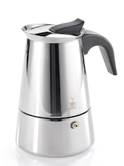 GEFU Black or Silver Emilio 2 Cup Induction Espresso Maker - Image 1 of 2