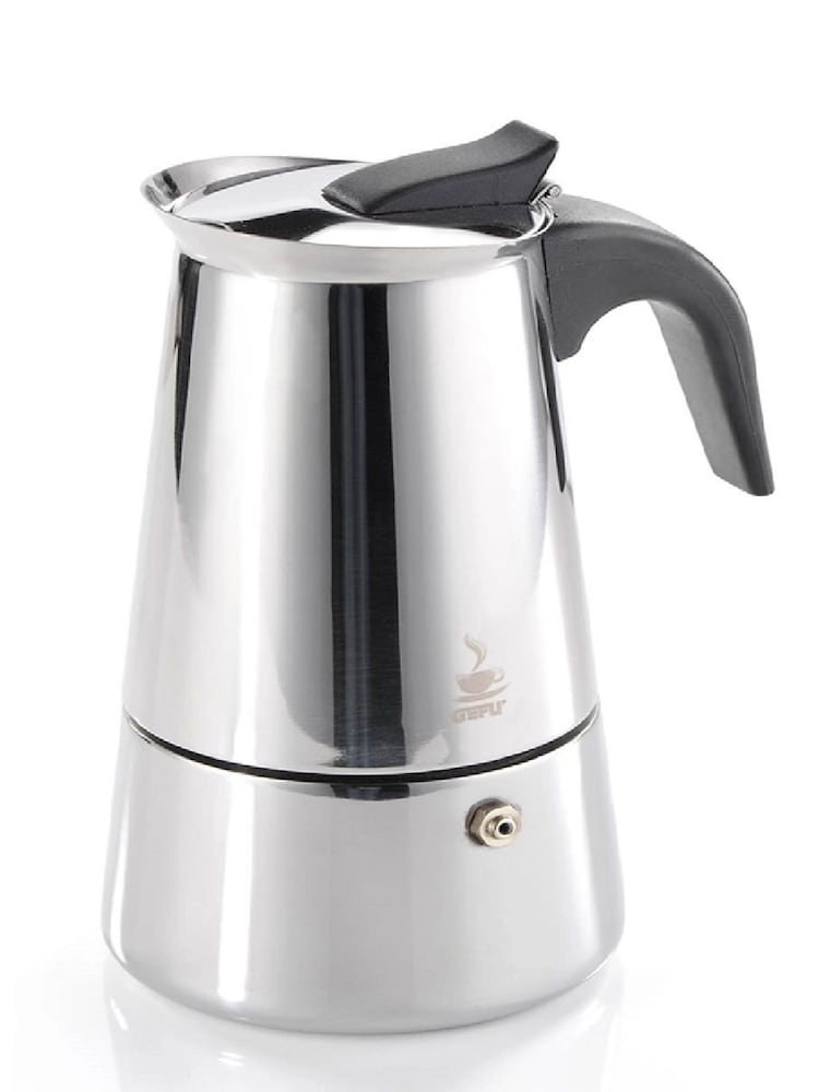 GEFU Black or Silver Emilio 2 Cup Induction Espresso Maker - Image 1 of 2