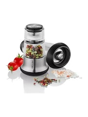 GEFU Black or Silver X-Plosion® Pepper Mill With Salt shaker - Image 3 of 5