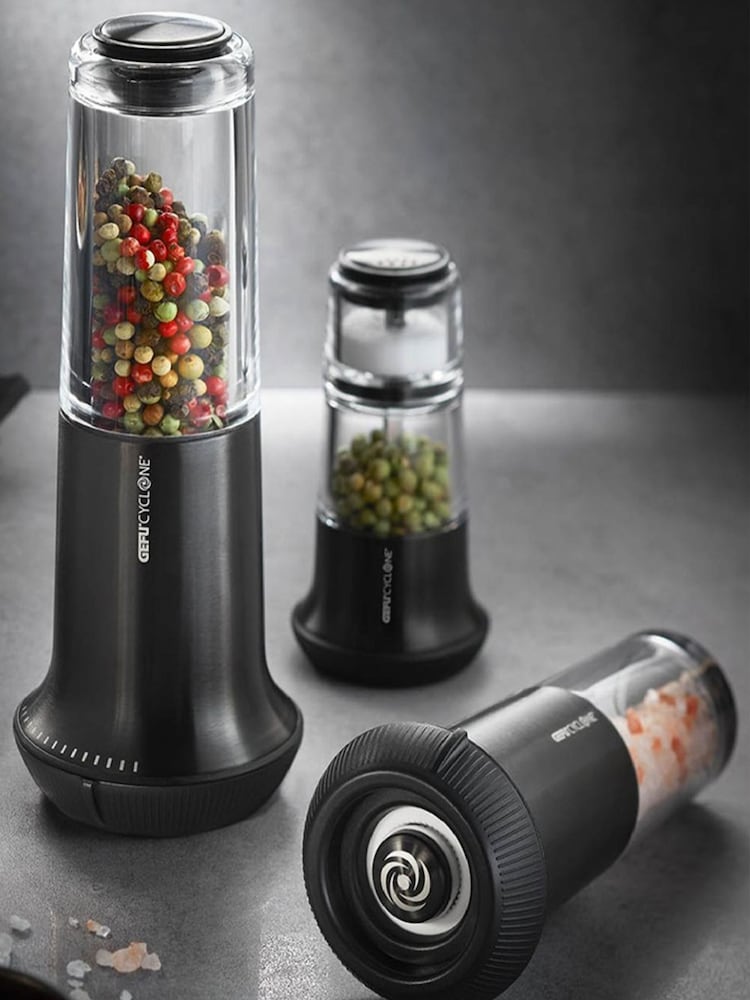 GEFU Black or Silver X-PLOSION® Salt or Pepper Mill Large - Image 4 of 4