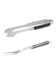 GEFU Set of 2 Silver or Transparent of BBQ Tongs - Image 1 of 5