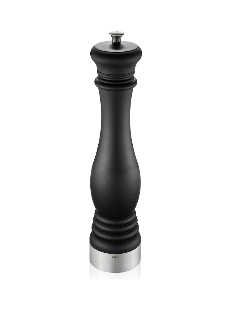 GEFU Black or Silver FLAVIO® Salt or Pepper Mill Large - Image 1 of 2