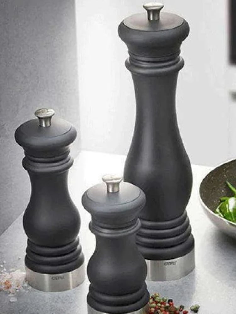 GEFU Black or Silver FLAVIO® Salt or Pepper Mill Large - Image 2 of 2