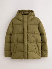 Green Thermogen Shower Resistant Puffer Jacket - Image 10 of 14